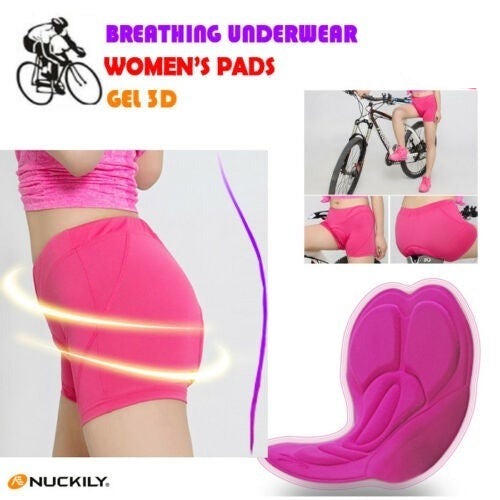 Men Women Cycling Shorts Bicycle Bike Underwear Pants Soft Sponge Gel 3D  Padded