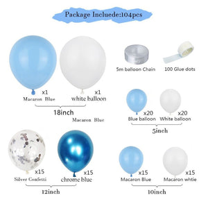 104pcs Balloon Arch Set Garland Birthday Party Wedding Baby Shower Decoration - Go2buy Australia