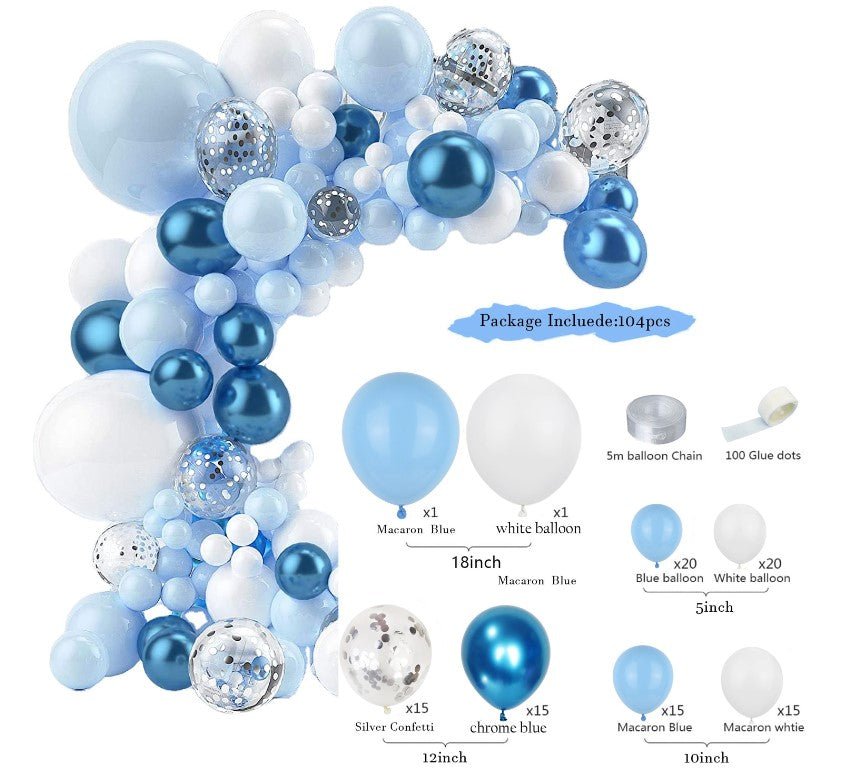 104pcs Balloon Arch Set Garland Birthday Party Wedding Baby Shower Decoration - Go2buy Australia