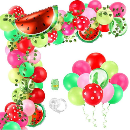 107pcs Balloon Arch Set Watermelon Birthday Party Wedding Baby Shower Decoration - Go2buy Australia