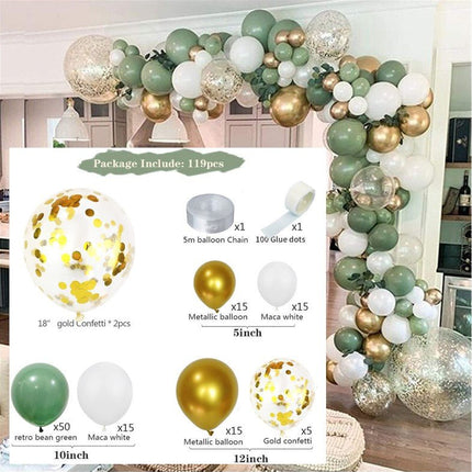 119pcs Balloon Arch Set Garland Birthday Party Wedding Baby Shower Decoration - Go2buy Australia
