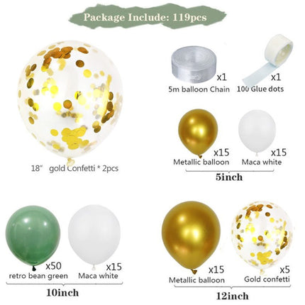 119pcs Balloon Arch Set Garland Birthday Party Wedding Baby Shower Decoration - Go2buy Australia