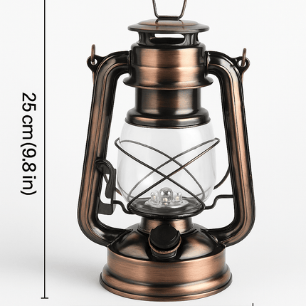 12 LED Vintage Hurricane Lantern with Built - in Dimmer - Standard & Rechargeable Types - Go2buy Australia