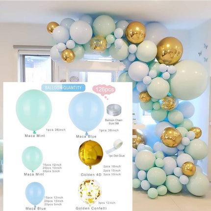 126pcs Balloon Arch Set Garland Birthday Party Wedding Baby Shower Decoration - Go2buy Australia