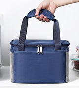 2 Sizes Large Portable Oxford Thermal Cooler Lunch Box Carry Picnic Storage Bag