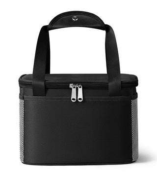 Buy black 2 Sizes Large Portable Oxford Thermal Cooler Lunch Box Carry Picnic Storage Bag