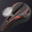 Upgrade Silicone Gel Cycling Seat Cushion Bike Saddle Pad Memory Foam Soft Cover