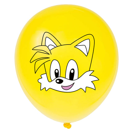 Cartoon Sonic The Hedgehog Helium Balloon Birthday Set Party Decoration(15PCS)