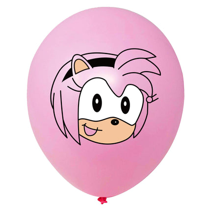 Cartoon Sonic The Hedgehog Foil Helium Balloon Set Birthday Party Decoration