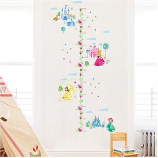 Disney Princess Castle Wall Sticker Removable Broken Wall Kid Room Decal Height