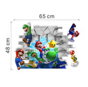 3D Wall Stickers Removable Super Mario Game Kids Mural Room Decal Gift Vinyl