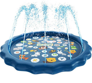 Inflatable Alphabet Premium Splash Play mat Water Sprinkle Spray pad Toys 100cm