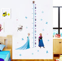 Frozen Elsa Anna Wall Sticker Removable Broken Wall Kid Girl Room Decal Height