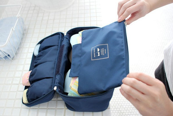 New Waterproof Portable Protect Bra Underwear Lingerie Case Travel Organizer Bag