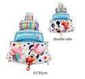 Cartoon Mickey Balloons Star Foil Balloon Birthday Party Decoration Set