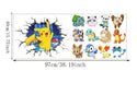 3D Pokemon Pikachu Wall Art Sticker Removable Kids Nursery Boy Vinyl Decal Decor