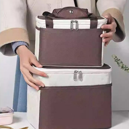 2 Sizes Large Portable Oxford Thermal Cooler Lunch Box Carry Picnic Storage Bag - Go2buy Australia
