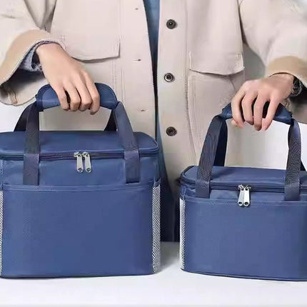 2 Sizes Large Portable Oxford Thermal Cooler Lunch Box Carry Picnic Storage Bag - Go2buy Australia