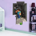 3D Gaming Wall Art Stickers MINE Home Decor Decals PVC Kids Room Game Poster G