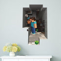 3D Gaming Wall Art Stickers MINE Home Decor Decals PVC Kids Room Game Poster G