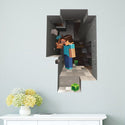 3D Gaming Wall Art Stickers MINE Home Decor Decals PVC Kids Room Game Poster G