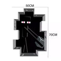3D Gaming Wall Art Stickers MINE Home Decor Decals PVC Kids Room Game Poster J