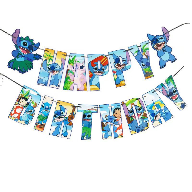 Stitch & Lilo Birthday Balloon Kit for Kids' Party Decor