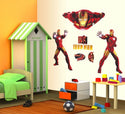 DIY Wall Stickers Removable Avengers Super Hero Iron Man Kids Mural Decal Boys