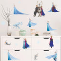 Frozen Elsa Anna Wall Stickers Removable Broken Wall Kid Girl Room Decor