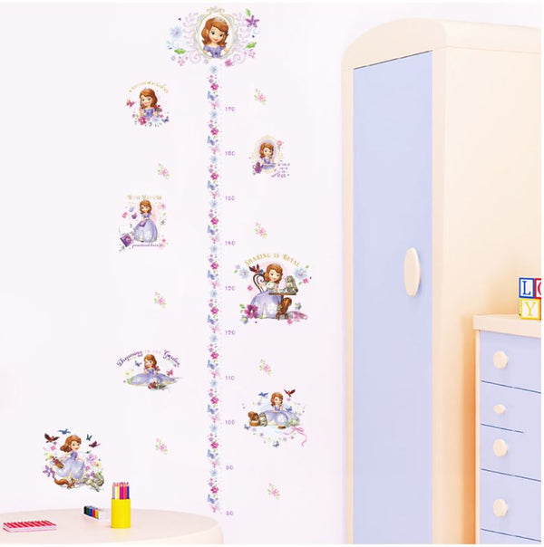 Disney Princess Sofia Wall Sticker Removable Broken Wall Kid Room Decal Height