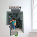 3D Gaming Wall Art Stickers MINE Home Decor Decals PVC Kids Room Game Poster G