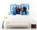 3D Frozen Elsa Anna Wall Stickers Removable Broken Wall Kid Girl Room Decal A