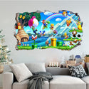 DIY Wall Stickers Removable Super Mario Game Kids Mural Room Decal Gift Vinyl