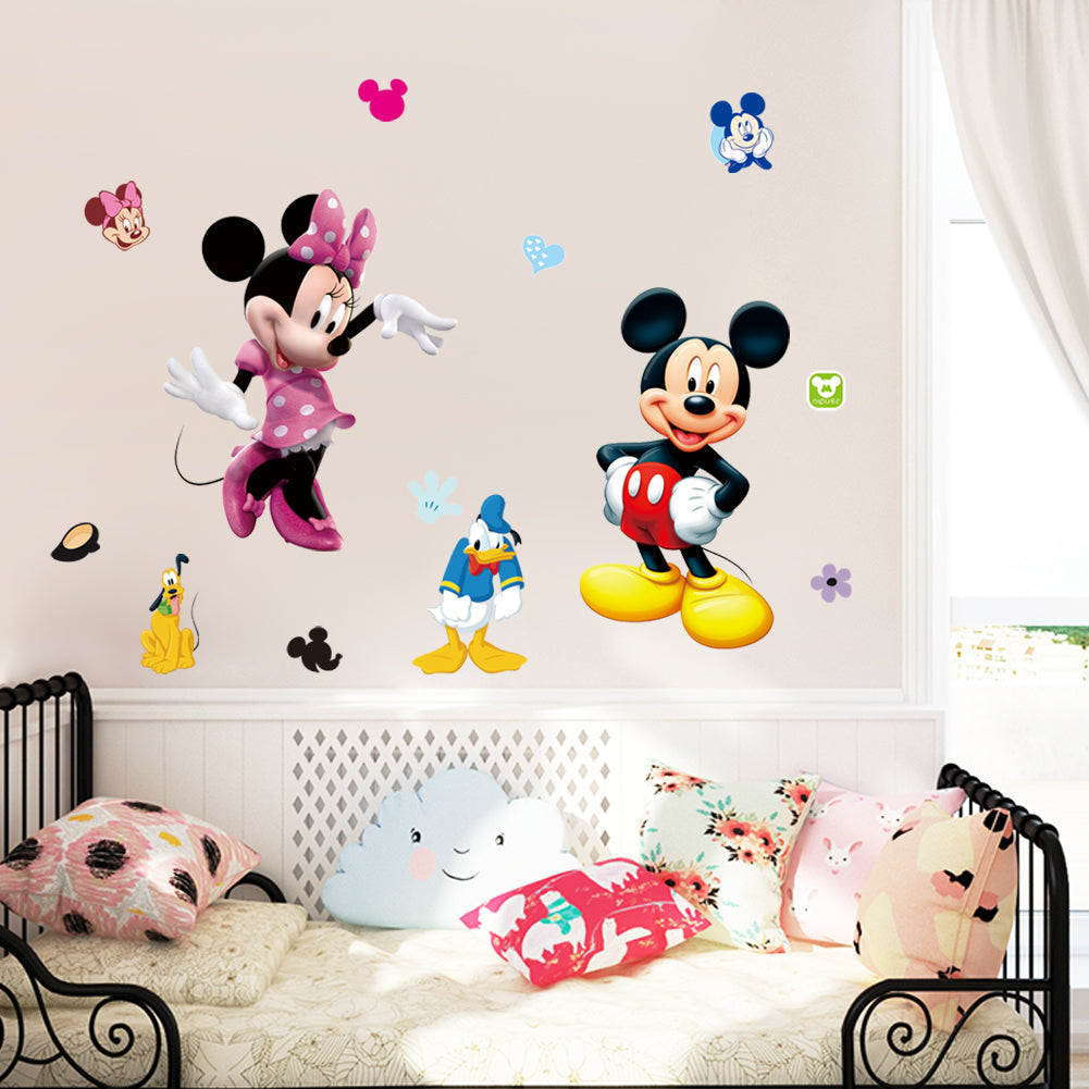 Wall Sticker Removable Mickey Mouse Kids Nursery Decal Picture Art Bedroom