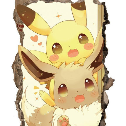 3D Pokemon Pikachu Wall Art Sticker Removable Kids Nursery Boy Vinyl Decal Decor - Go2buy Australia