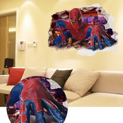 3D Spiderman Removable Wall Sticker for Kids Room - Go2buy Australia
