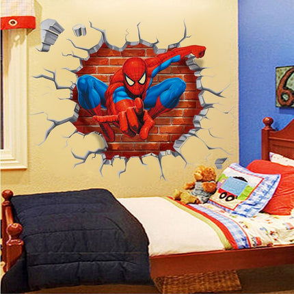 3D Spiderman Removable Wall Sticker for Kids Room - Go2buy Australia