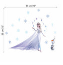 Frozen Elsa Anna Wall Stickers Removable Broken Wall Kid Girl Room Decor