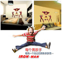 DIY Wall Stickers Removable Avengers Super Hero Iron Man Kids Mural Decal Boys