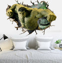 3D Wall Stickers Removable The Avengers Hulk Broken Wall Kid Boy Room