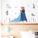 Disney Frozen Elsa Anna Wall Sticker Removable Kid Girl Room Decal