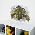 3D Wall Stickers Removable The Avengers Hulk Broken Wall Kid Boy Room