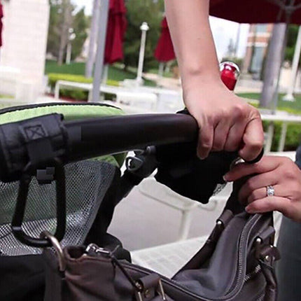 4x Pram Hook Baby Kids Stroller Hooks Shopping Bag Clip Carrier Pushchair Hanger - Go2buy Australia