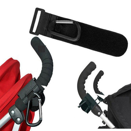 4x Pram Hook Baby Kids Stroller Hooks Shopping Bag Clip Carrier Pushchair Hanger - Go2buy Australia