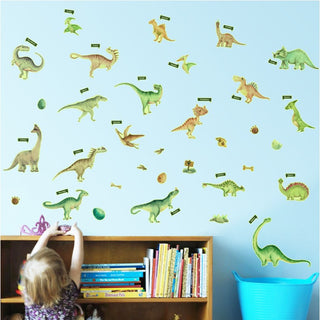 Glow In The Dark Dinosaur World Wall Decal Sticker Ceiling Home Room Decor