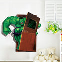 3D Wall Stickers Removable The Avengers Hulk Broken Wall Kid Boy Room