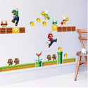 DIY Wall Stickers Removable Super Mario Game Kids Mural Room Decal Gift Vinyl