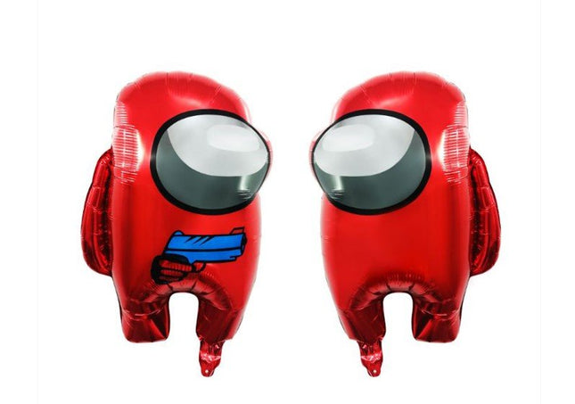 5PCS Among Us Space Game Birthday Foil Balloon Set - Go2buy Australia