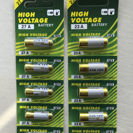 5x Alkaline 12V LR23A/LR27A Cell Batteries Remote Alarm Cemera - Go2buy Australia