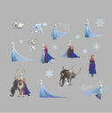 Frozen Elsa Anna Wall Stickers Removable Broken Wall Kid Girl Room Decor